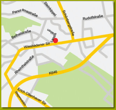 Anfahrt zum Team von Beata Bieniek - Ambulante Altenpflege Wiesbaden